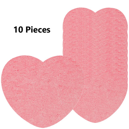 10Pcs Cellulose Face Sponges Compressed Facial Cleansing Massage Tools Pore Exfoliating Makeup Removal Spa Quality
