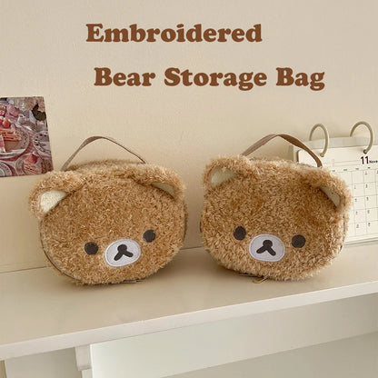 Plush Makeup Case - Bear Design