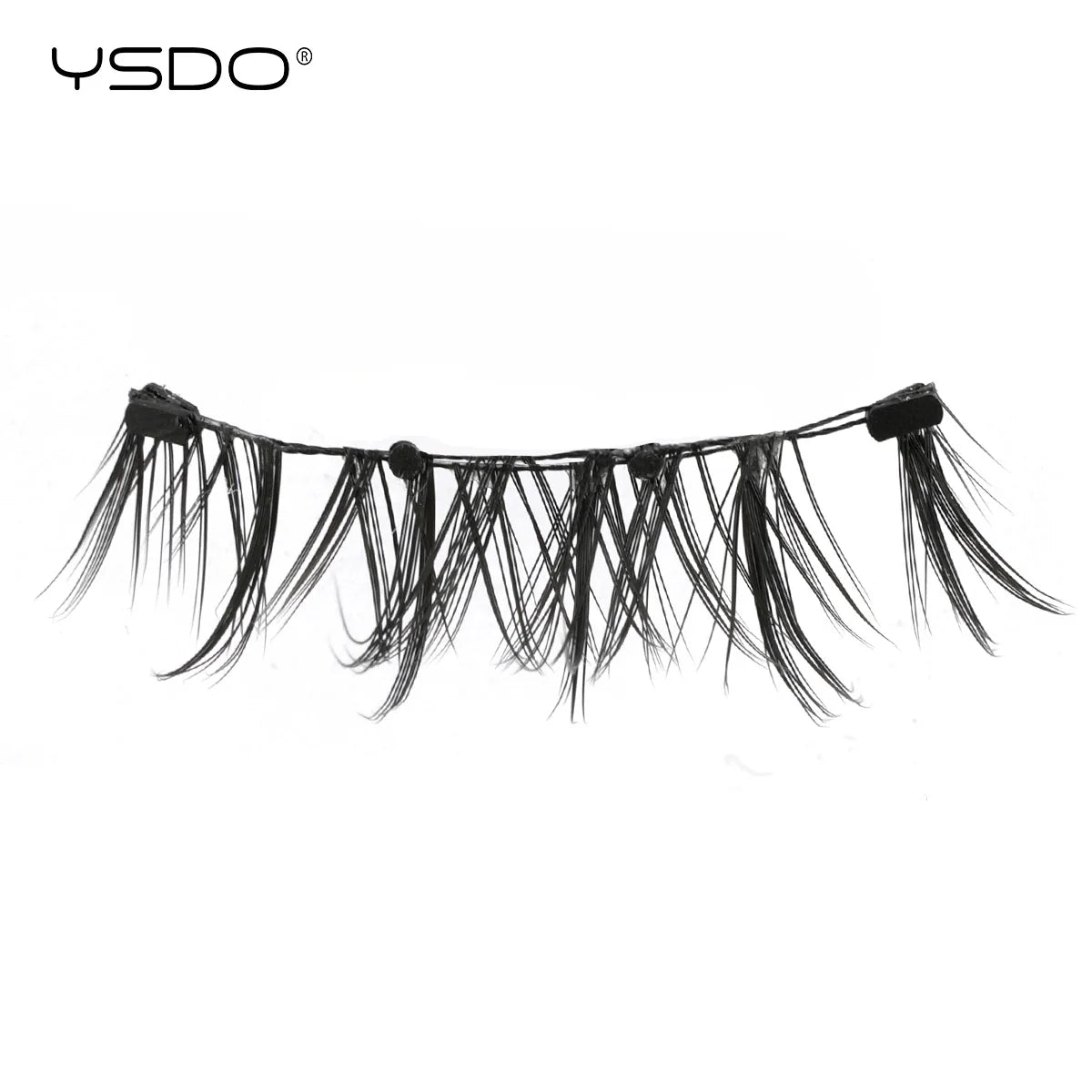 YSDO 1Pair Glue-free Magnetic Eyelashes Natural 3D Mink Eyelashes 2025 New Reusable Sensitive Eye Friendly Magnet Eyelash Kit