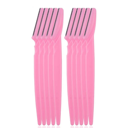 5/10/15Pcs Eyebrow Trimmer Makeup Tools Safe Eye Brow Razor Face Body Hair Removal Shaver Blades Woman Eyebrows Shaping Knife