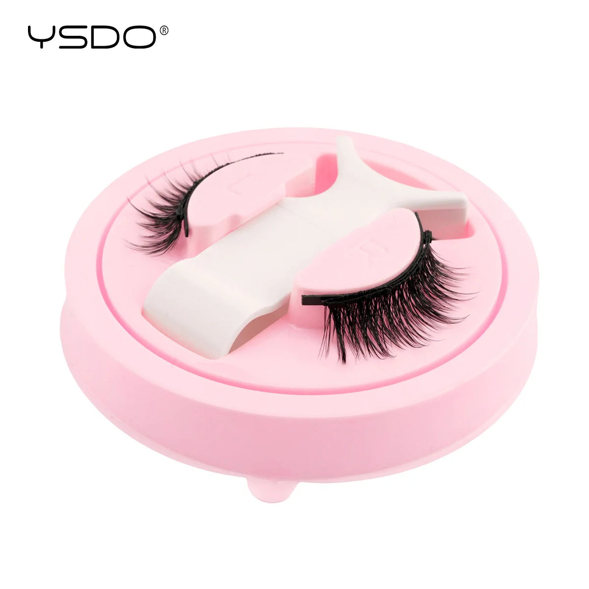 YSDO 1Pair Glue-free Magnetic Eyelashes Natural 3D Mink Eyelashes 2025 New Reusable Sensitive Eye Friendly Magnet Eyelash Kit