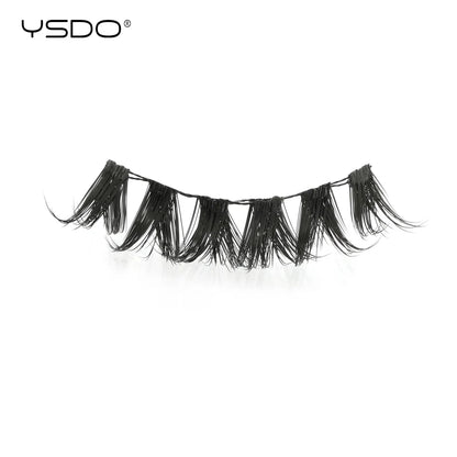 YSDO 1Pair Glue-free Magnetic Eyelashes Natural 3D Mink Eyelashes 2025 New Reusable Sensitive Eye Friendly Magnet Eyelash Kit