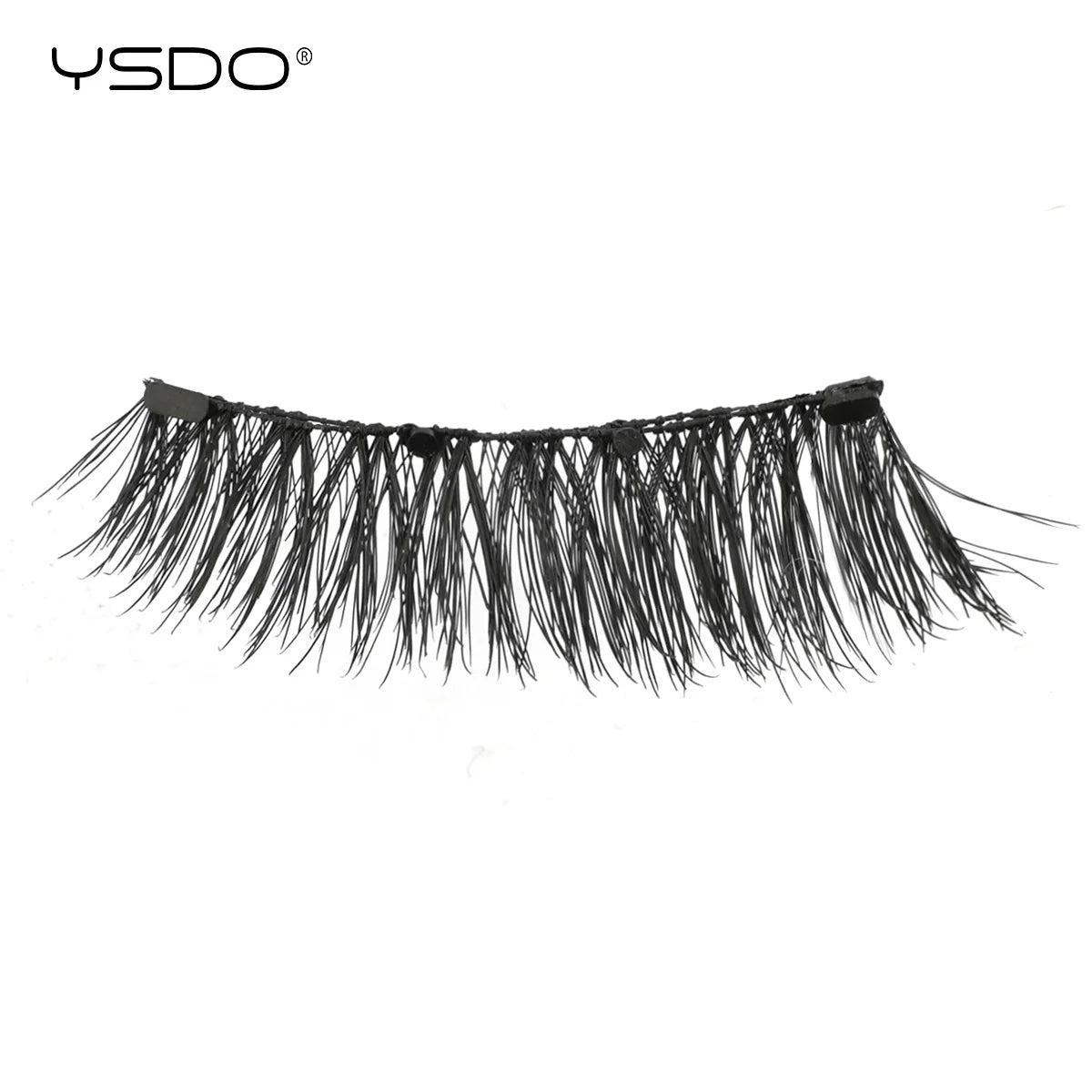 YSDO 1Pair Glue-free Magnetic Eyelashes Natural 3D Mink Eyelashes 2025 New Reusable Sensitive Eye Friendly Magnet Eyelash Kit