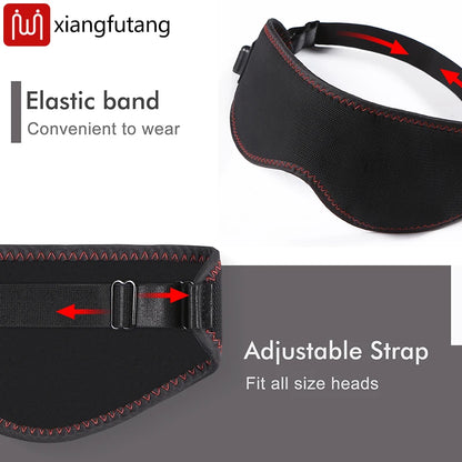 Heating Massage Eye Mask - Hot Compress Relieves Fatigue/Dark Circles, Aids Sleep, 3 Gears Heat & Vibration (For Eye Strain)