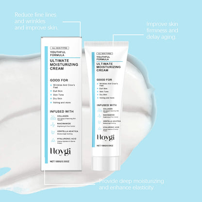 Centella Asiatica Moisturizing Cream Niacinamide Hyaluronic Acid Collagen Firming Wrinkles Reduce Fine Line Dark Spots Skin Care