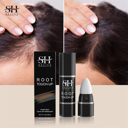 SEVICH Waterproof Hairline & Root Concealer Pen 3g Instant Grey Coverage Hair Shadow Powder Hair Shadow Trimming Root Cover Up