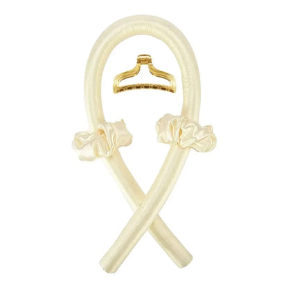 Heatless Curling Rod Headband Soft Hair Curler with Sleeping Bonnet No Heat Hair Rollers Satin Curls Lazy Curlers Styling Tools