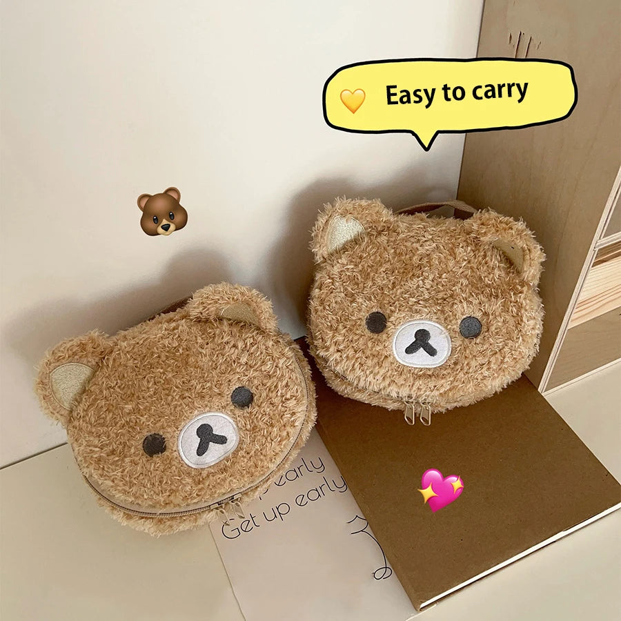 Plush Makeup Case - Bear Design