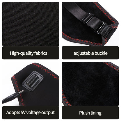 Heating Massage Eye Mask - Hot Compress Relieves Fatigue/Dark Circles, Aids Sleep, 3 Gears Heat & Vibration (For Eye Strain)