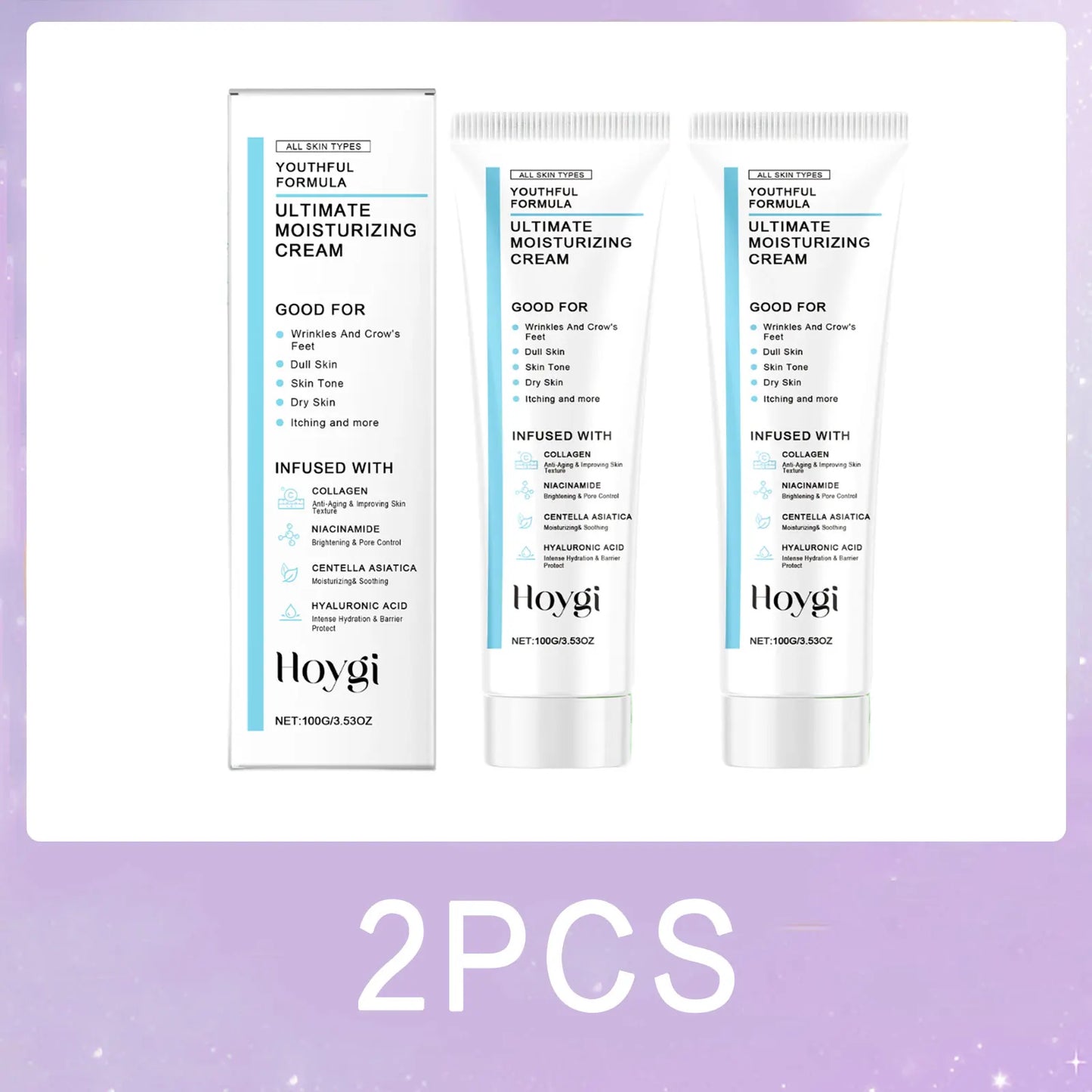 Centella Asiatica Moisturizing Cream Niacinamide Hyaluronic Acid Collagen Firming Wrinkles Reduce Fine Line Dark Spots Skin Care