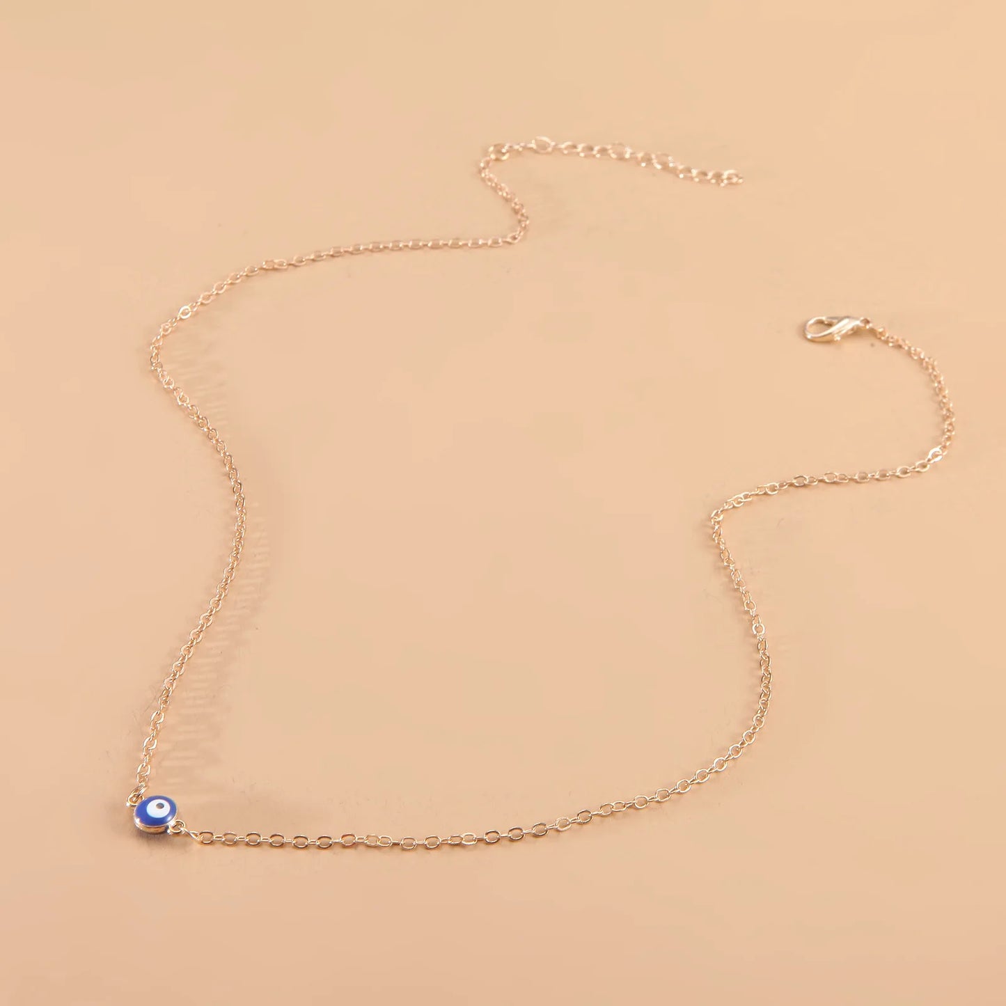 Simple Double Heart Pendant Necklace for Women Couple Stainless Steel Choker Gold Color Chain Wedding Party Friends Jewelry Gift