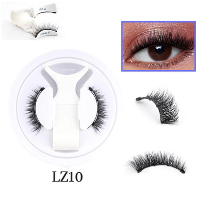 YSDO 1Pair Glue-free Magnetic Eyelashes Natural 3D Mink Eyelashes 2025 New Reusable Sensitive Eye Friendly Magnet Eyelash Kit