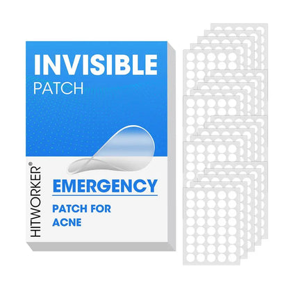 400-1200PCS Invisible Hydrocolloid Pimple Acne Patches Zit Spot Stickers Covering Zits Blemishes W Salicylic Acid & Tea Tree Oil