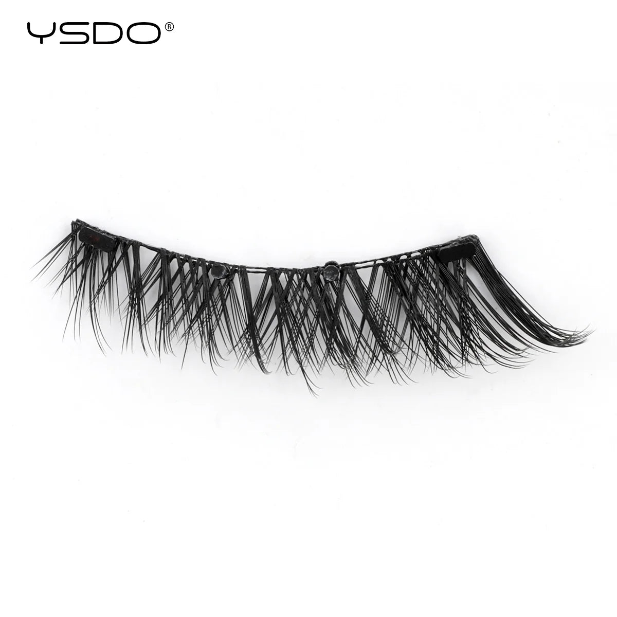 YSDO 1Pair Glue-free Magnetic Eyelashes Natural 3D Mink Eyelashes 2025 New Reusable Sensitive Eye Friendly Magnet Eyelash Kit