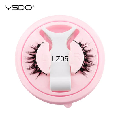 YSDO 1Pair Glue-free Magnetic Eyelashes Natural 3D Mink Eyelashes 2025 New Reusable Sensitive Eye Friendly Magnet Eyelash Kit