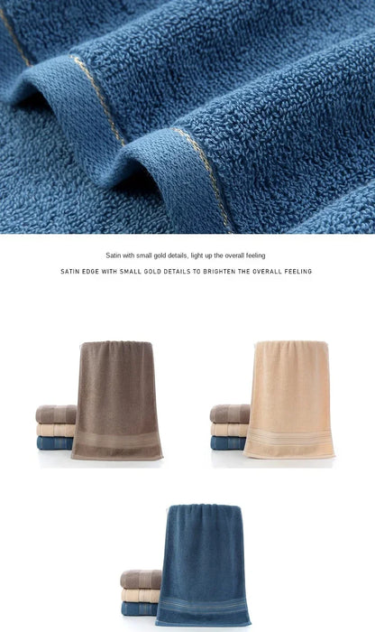 Microfiber Towel Adult Bath Towel Solid Color Gold Silk Soft and Friendly Face Towel For Home Sauna Bath Towels for the Body Spa