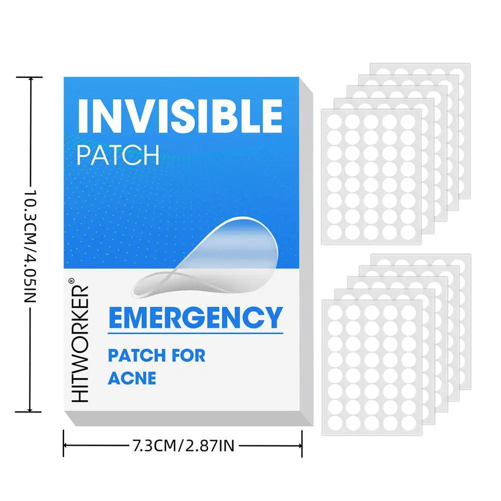 400-1200PCS Invisible Hydrocolloid Pimple Acne Patches Zit Spot Stickers Covering Zits Blemishes W Salicylic Acid & Tea Tree Oil
