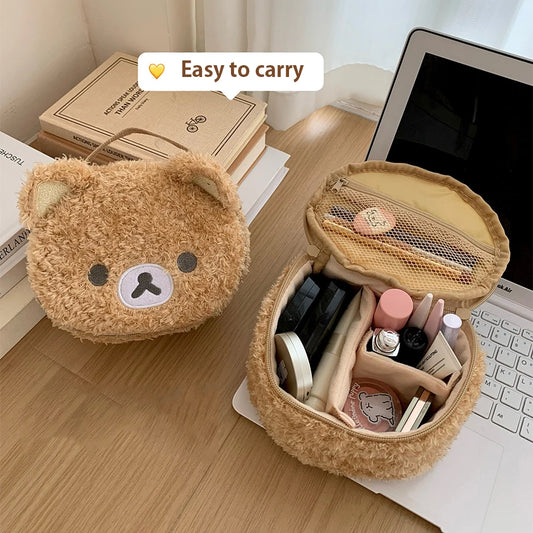 Plush Makeup Case - Bear Design