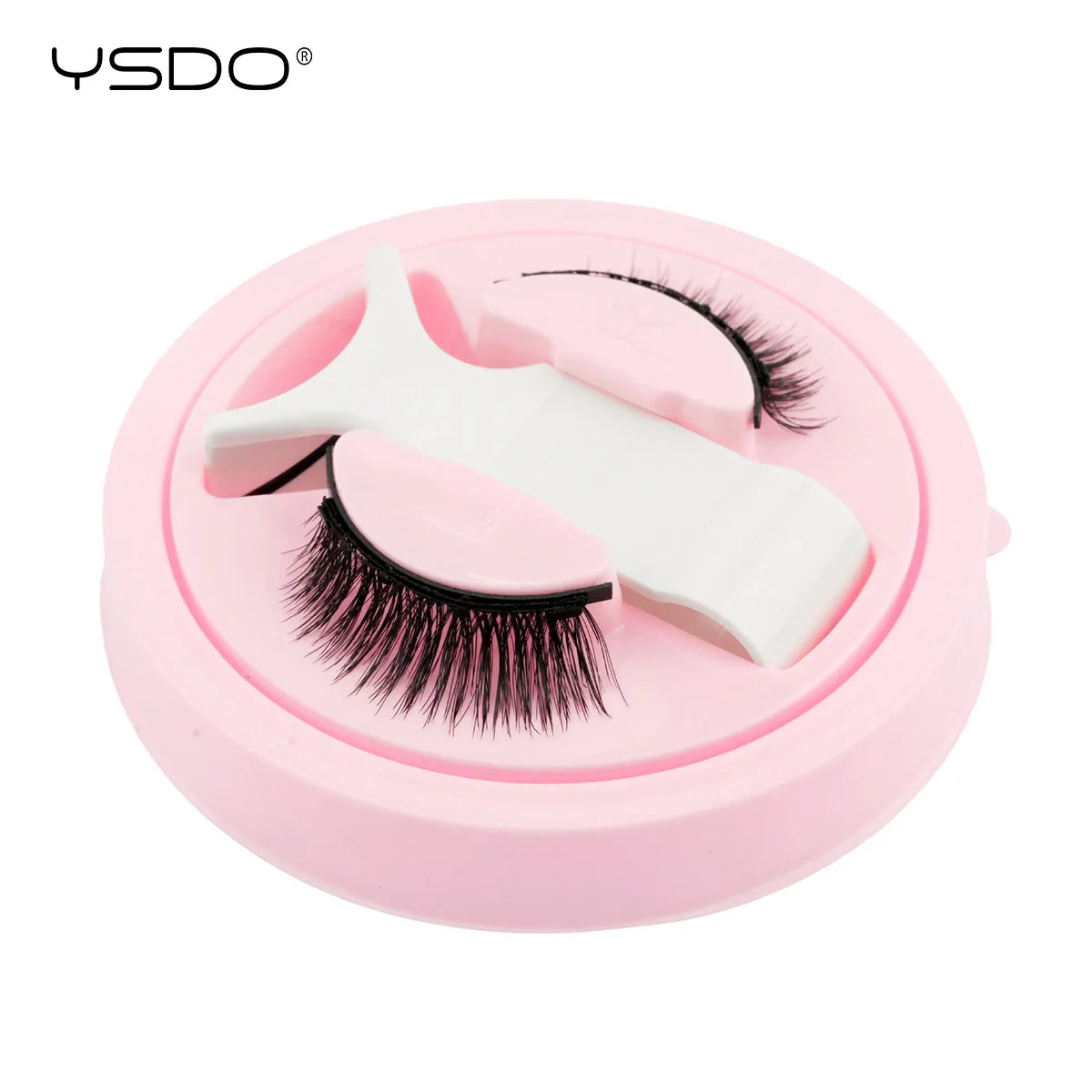 YSDO 1Pair Glue-free Magnetic Eyelashes Natural 3D Mink Eyelashes 2025 New Reusable Sensitive Eye Friendly Magnet Eyelash Kit