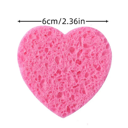 10Pcs Cellulose Face Sponges Compressed Facial Cleansing Massage Tools Pore Exfoliating Makeup Removal Spa Quality