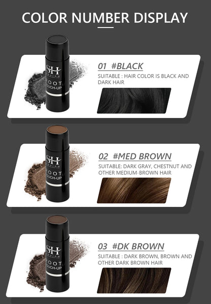 SEVICH Waterproof Hairline & Root Concealer Pen 3g Instant Grey Coverage Hair Shadow Powder Hair Shadow Trimming Root Cover Up