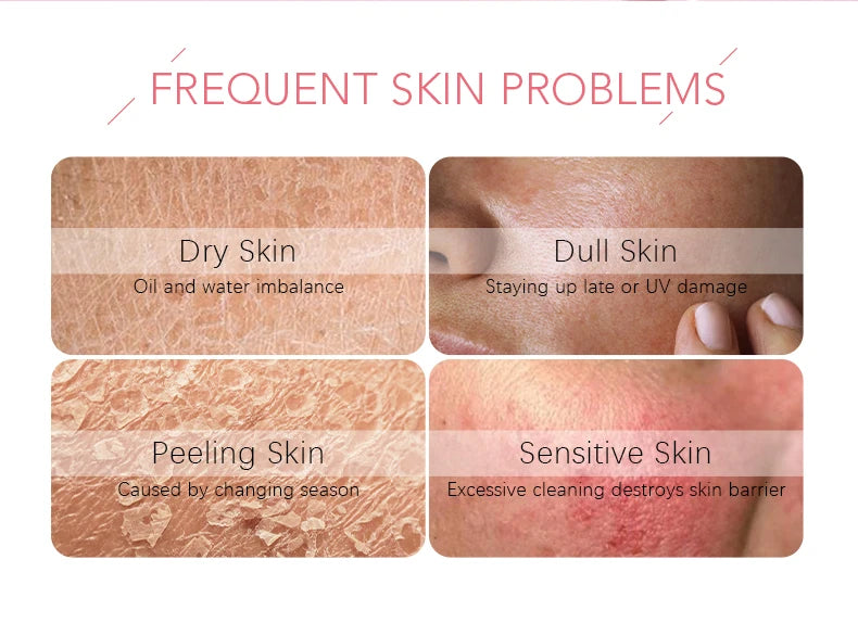 LIYALAN Rose Water Face Dry Skin Moisturizing Soothing Firming Toner Facial Care Hydrating Mist Refreshing Pores Shrink Spray